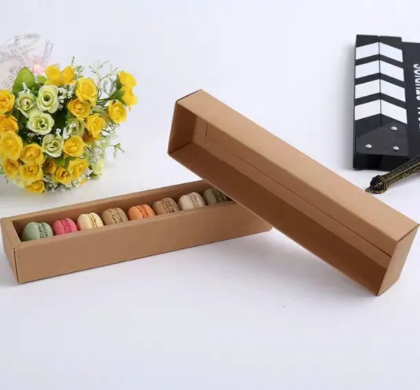 علبة ورق الكرافت للوجبات الخفيفة