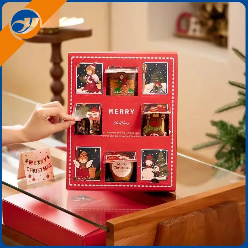 ورقة هدية عيد الميلاد صندوق أعمى